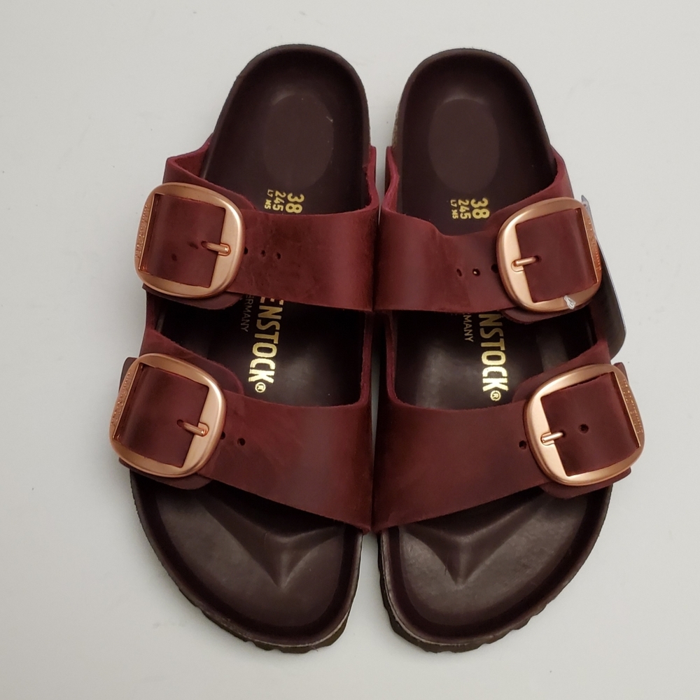 Birkenstock Arizona Big Buckle Zinfandel Sandal - Picture 2 of 7